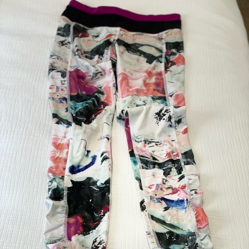 Lululemon colorful leggings.